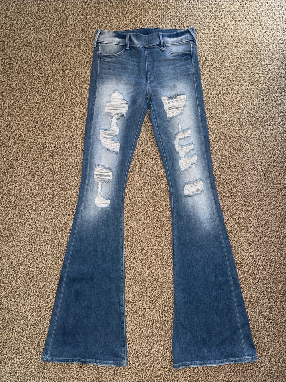 True Religion Vintage Blue Flare Jeans Size S/P stretchy